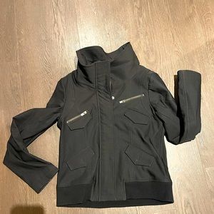 Theory Black Moto Fall Jacket - Size M - EUC